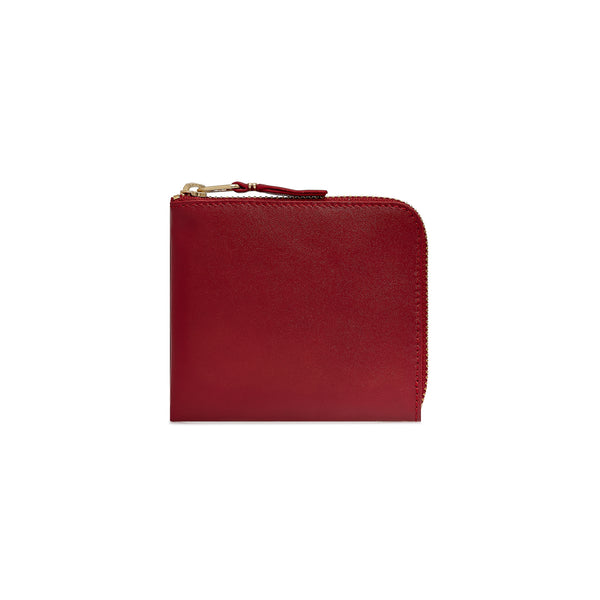 CDG Wallet - Classic Leather Zip Around Wallet - (Red SA3100C)