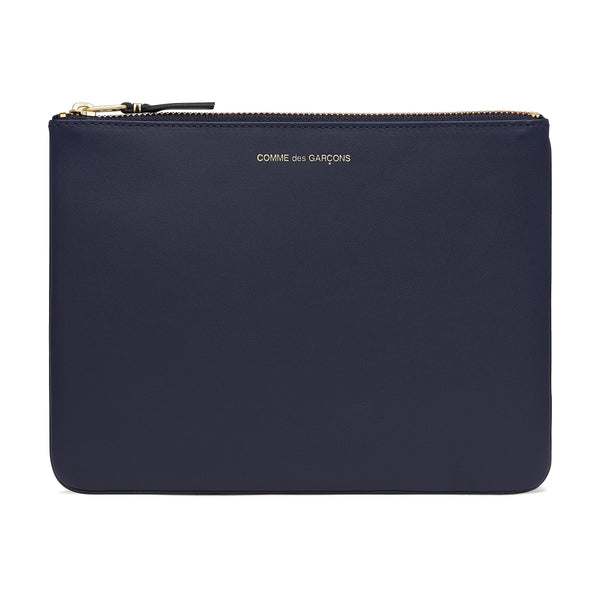 CDG Wallet - Classic Colour Wallet Zip Pouch - (Navy SA5100)