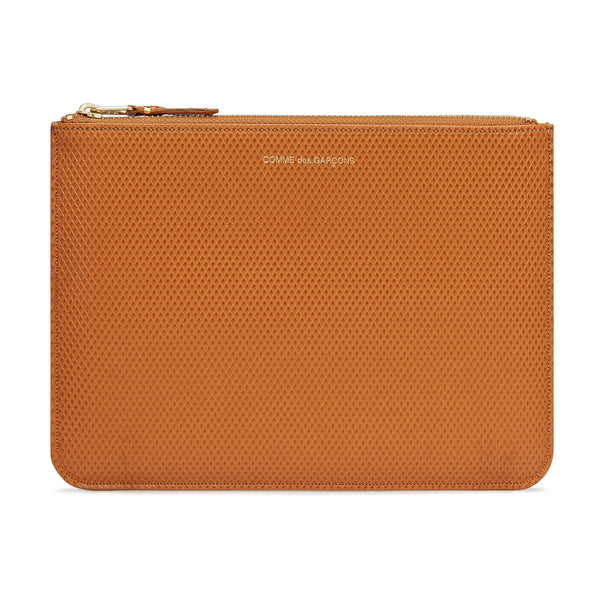 CDG Wallet - Luxury Group Large Zip Pouch - (Beige SA5100LG)