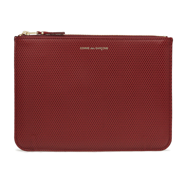 CDG Wallet - Luxury Group Large Zip Pouch - (Burgundy SA5100LG)
