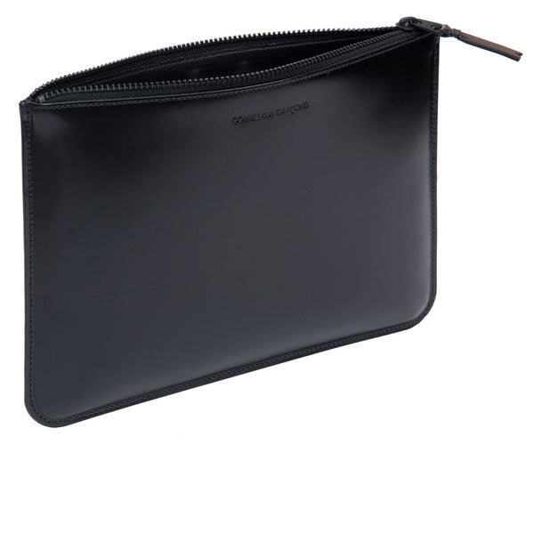 CDG Wallet - Very Black Zip Pouch - (Black SA5100VB)