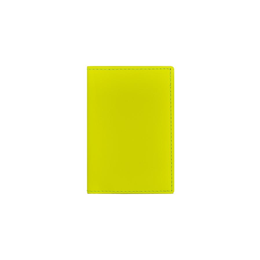 CDG Wallet - Super Fluo Bifold Wallet - (Yellow SA 6400SF) view 1, Click to Zoom in