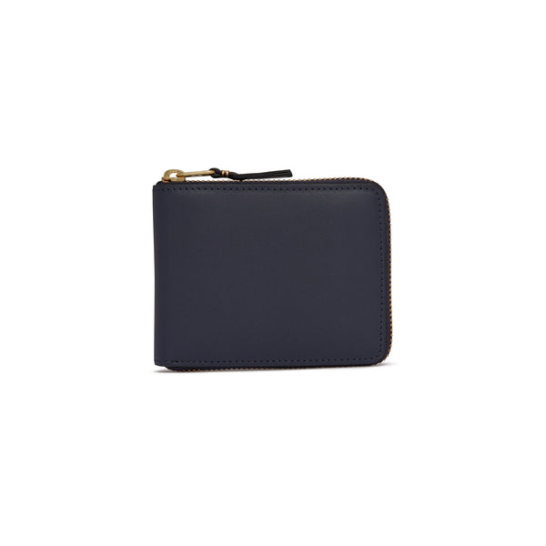 CDG Wallet - Classic Colour Full Zip Around Wallet - (SA7100 Navy)
