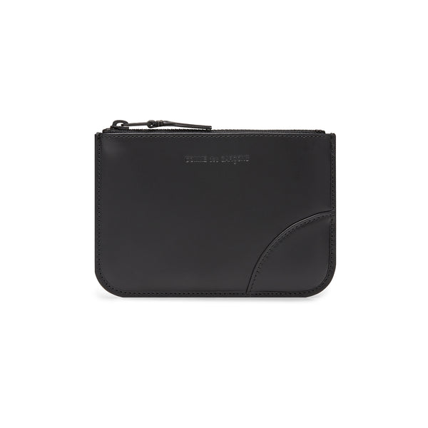 CDG Wallet - Very Black Zip Pouch - (SA8100VB)