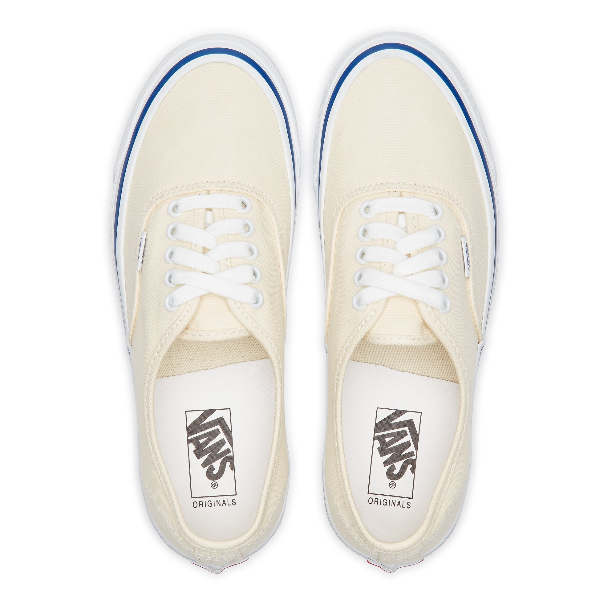Vans - Men's OG Authentic LX - (White) view 4, Click to Zoom in