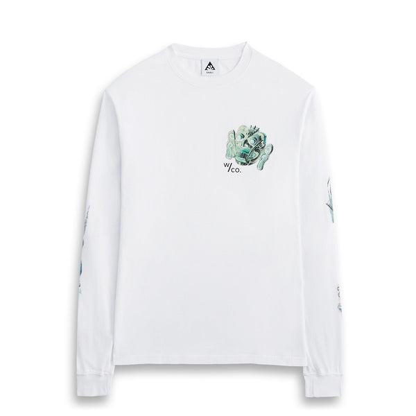 Wasted Collective Barong Ls Tee (White)