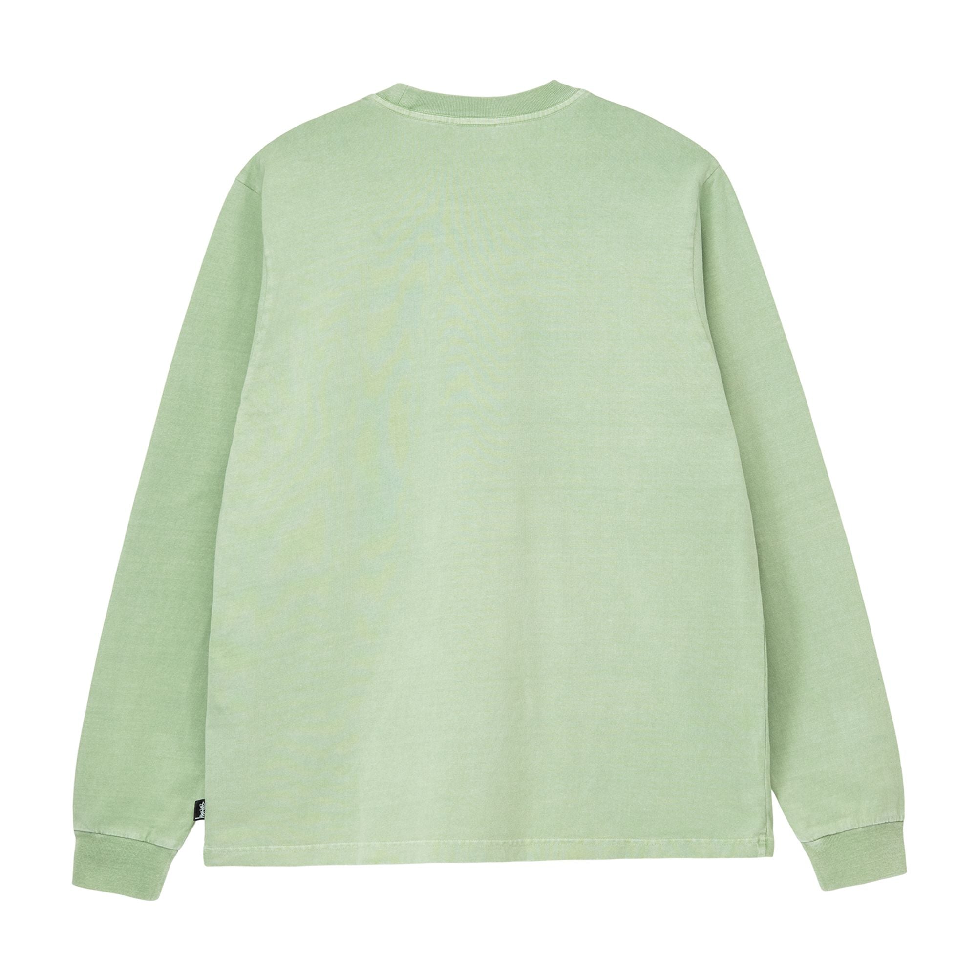 Stüssy - Pigment Dyed Long Sleeve Crew - (Green)